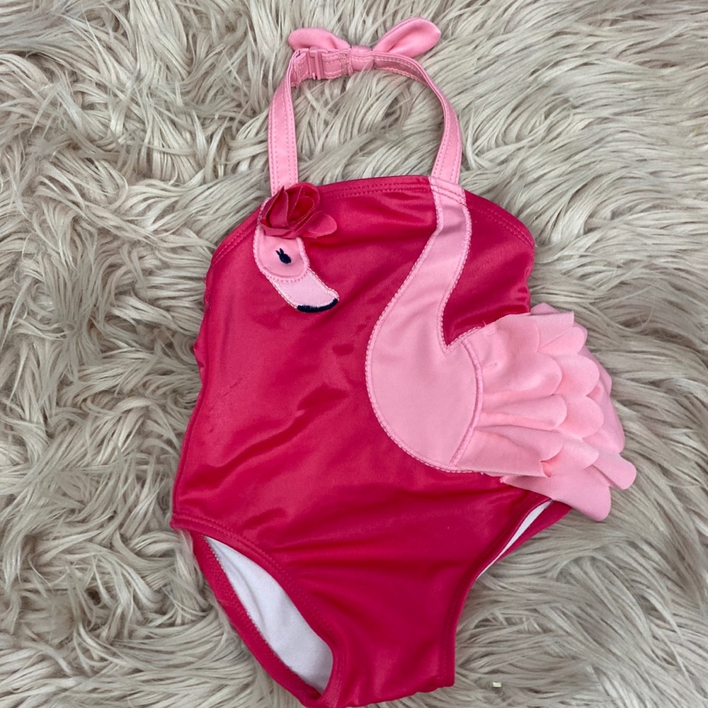 Flamingo Bathing Suit 3-6m